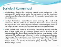 Interaksi Sosial Inti Studi Sosiologi