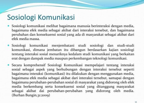 Interaksi Sosial Inti Studi Sosiologi