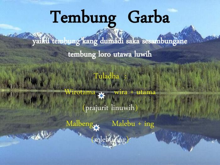 Tembung garba