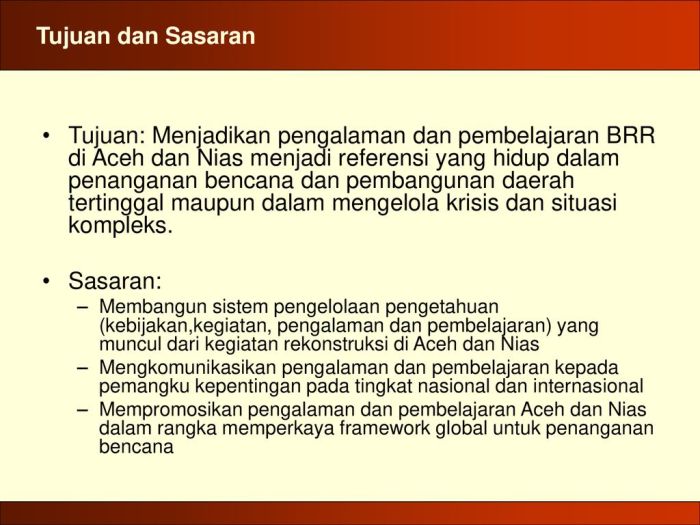 Tindakan untuk mencapai suatu sasaran disebut