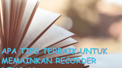 Recorder dimainkan dengan cara