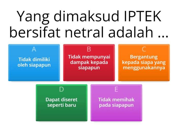 Contoh penerapan iptek yang tidak selaras dengan nilai keagamaan adalah