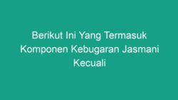 Berikut ini termasuk unsur unsur kebugaran jasmani kecuali