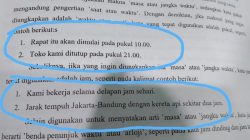 Berikut ini yang merupakan kalimat efektif adalah