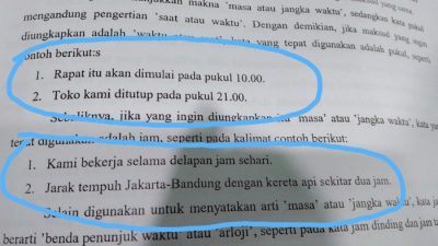 Memahami Kalimat Efektif Berikut Ini yang Memenuhi Syarat