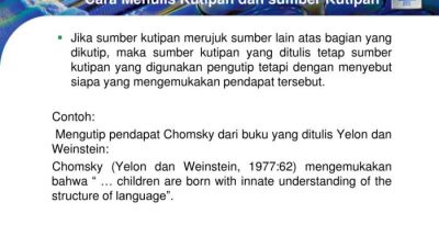 Menulis Kutipan yang Benar Panduan Lengkap untuk Karya Ilmiah