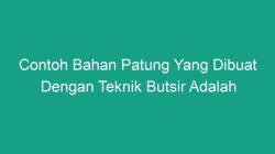 Teknik Butsir Memahami Seni Pahat dari A sampai Z