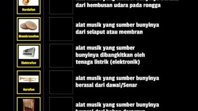 Alat Musik yang Menggunakan Udara sebagai Sumber Bunyinya