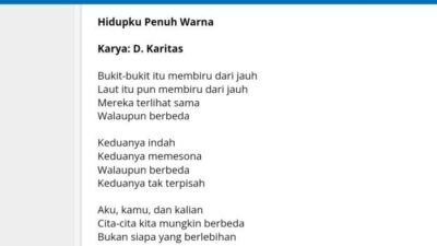 Suasana yang Tergambar dalam Puisi Nama Puisi Adalah…