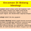 Salah Satu Lapisan Pertahanan Terhadap Ancaman Ideologi Adalah Komunikasi