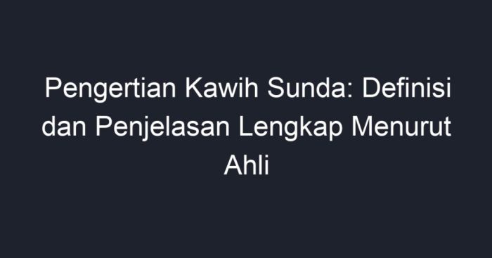 Kawih sunda