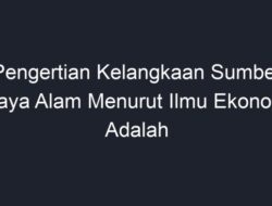 Kelangkaan Sumber Daya Analisis Ekonomi dan Faktor Penyebab