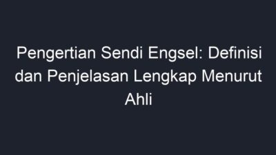 Memahami Sendi Engsel Struktur, Fungsi, dan Gangguan