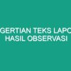 Menyampaikan Informasi dengan Benar dalam Laporan Observasi