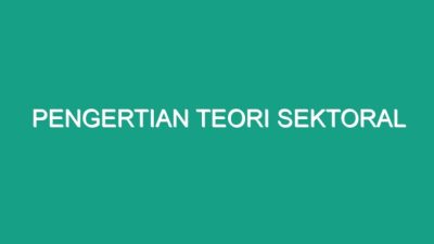 Teori sektoral