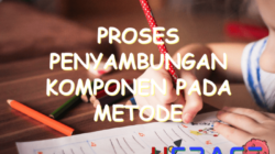 Proses penyambungan komponen pada metode keseimbangan menggunakan