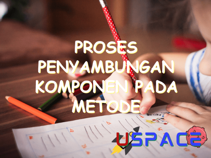 Proses penyambungan komponen pada metode keseimbangan menggunakan
