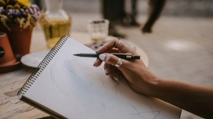 Proses menggambar yang paling awal atau membuat rancangan gambar dinamakan