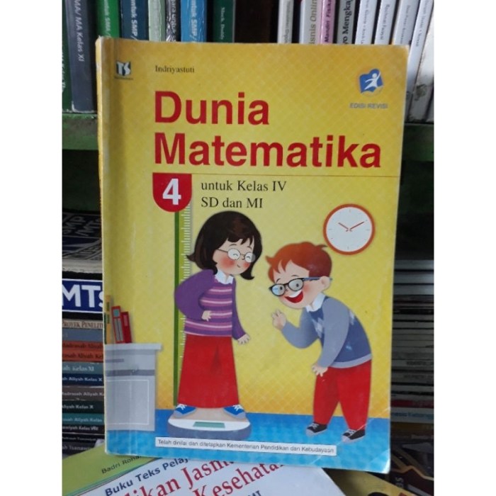 Buku matematika kelas 4 sd kurikulum 2013 revisi 2016