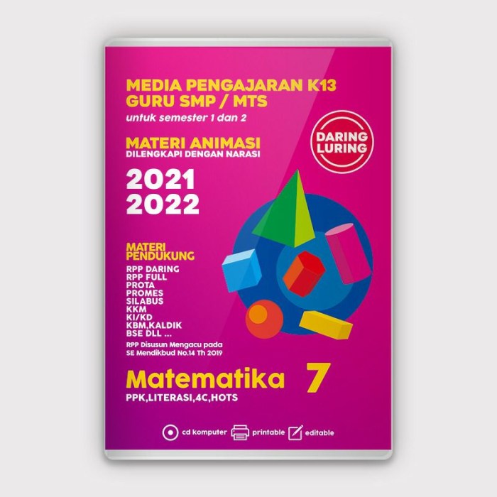 Rpp matematika smp kurikulum 2013 kelas 7