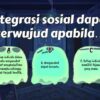 Integrasi Sosial Dapat Terwujud Apabila Faktor Pendukung Terpenuhi