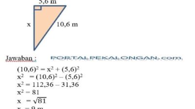Soal pythagoras kelas 8