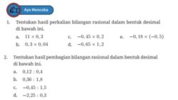 Soal pts kelas 4 semester 1 kurikulum 2013 revisi 2017