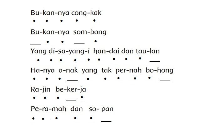 Panjang pendek lagu disebut