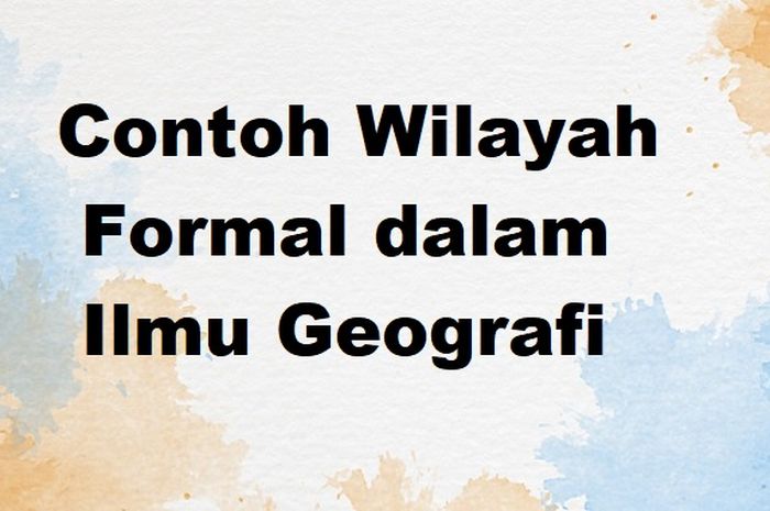 Wilayah formal