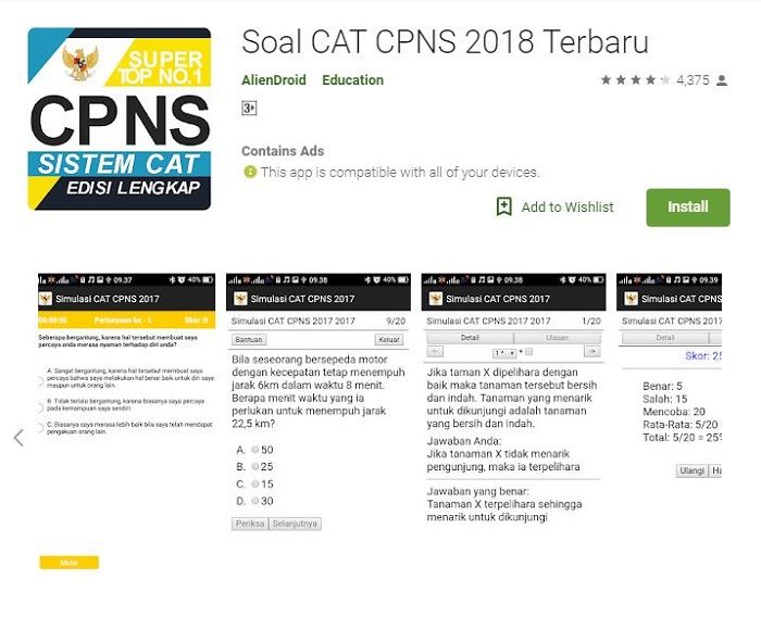 Soal cpns pdf 2018