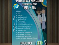 RPP Biologi Kelas XI Kurikulum 2013 Revisi 2017 Panduan Pembelajaran