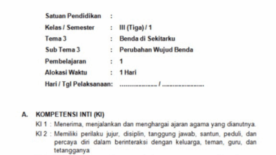 RPP Kurikulum 2013 MI Panduan Praktis untuk Guru