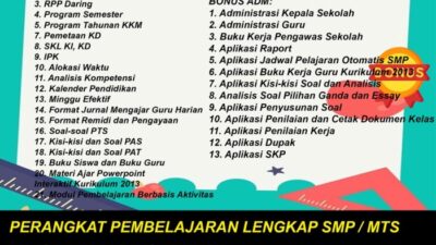 Perangkat pembelajaran k13 smp revisi 2018
