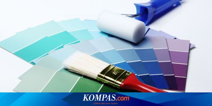 Cat yang mempunyai kekuatan tembus pandang warna cemerlang adalah