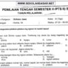Soal UTS Kelas 3 SD Semester 1 2017 Materi dan Strategi Belajar
