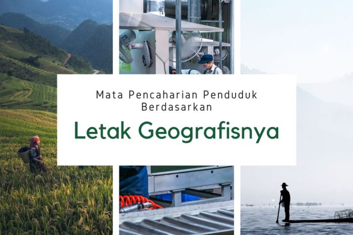 Di wilayah pegunungan aktivitas penduduk umumnya sebagai