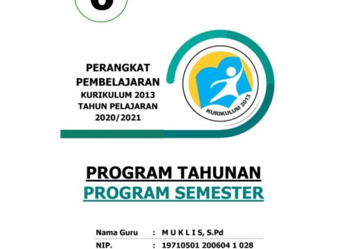 Download Prota Promes Kelas 6 K13 Revisi 2018