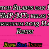 RPP SMP Kelas 7 Kurikulum 2013 Revisi 2017