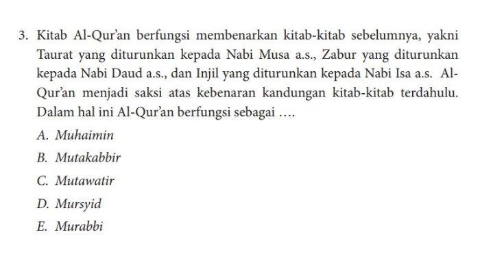 Al quran berfungsi sebagai hudan yang artinya