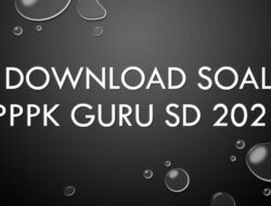 Contoh Soal PPPK Guru SD 2021 PDF Panduan Lengkap