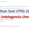 Soal Latihan CPNS 2017 Persiapan Sempurna Menuju Sukses