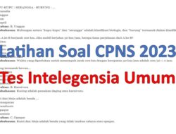Soal Latihan CPNS 2017 Persiapan Sempurna Menuju Sukses 9 Soal Latihan CPNS 2017 Persiapan Sempurna Menuju Sukses