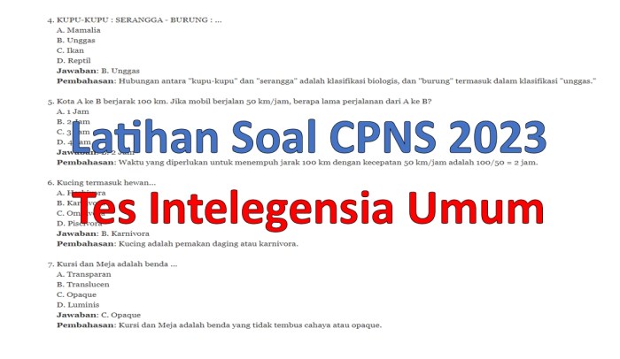 Soal latihan cpns 2017