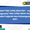 Materi TWK CPNS 2018 Panduan Lengkap Persiapan