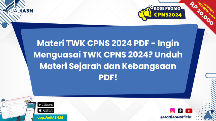 Materi twk cpns 2018