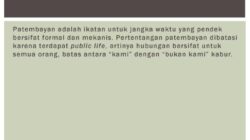 Patembayan Adalah Hubungan Sosial yang Kokoh