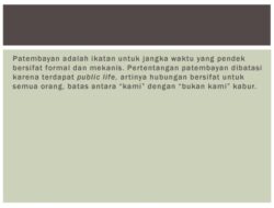 Patembayan Adalah Hubungan Sosial yang Kokoh