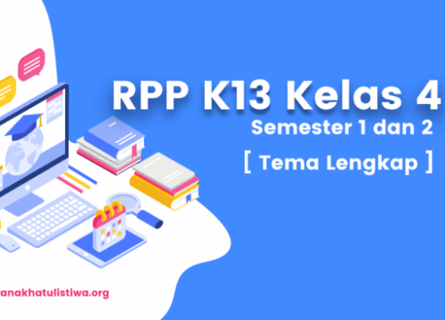 RPP K13 Kelas 4 Revisi 2018 Panduan Pembelajaran