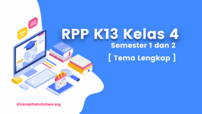 Unduh RPP K13 Kelas 4 Revisi 2019 Panduan Lengkap