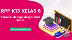 Rpp k13 kelas 6 revisi 2017